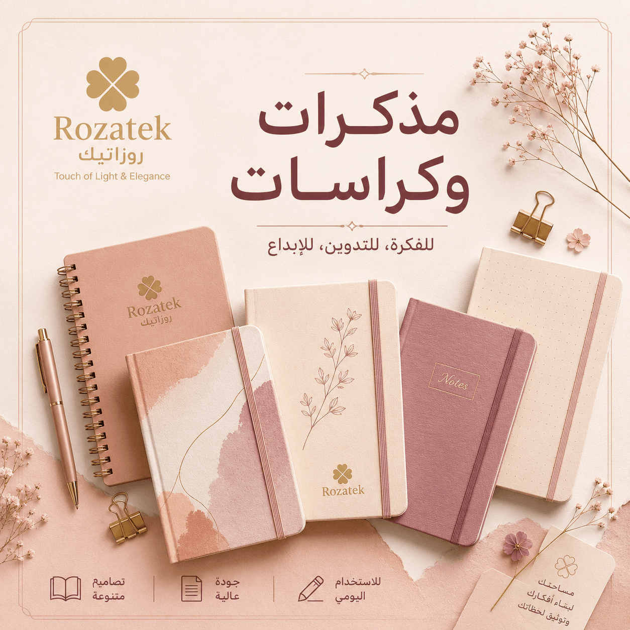 مذكرات و كراسات